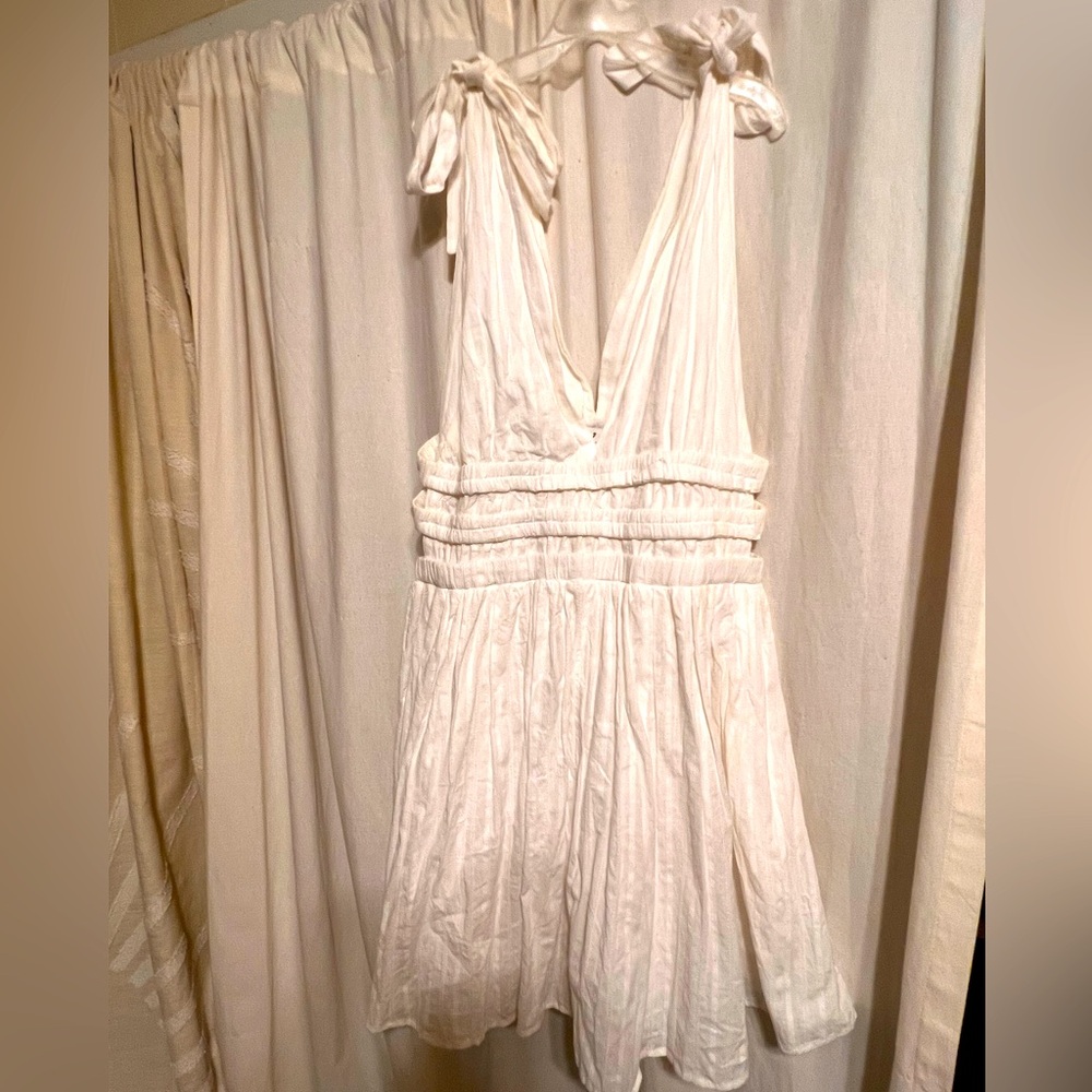Hyfve tie shoulder mini dress